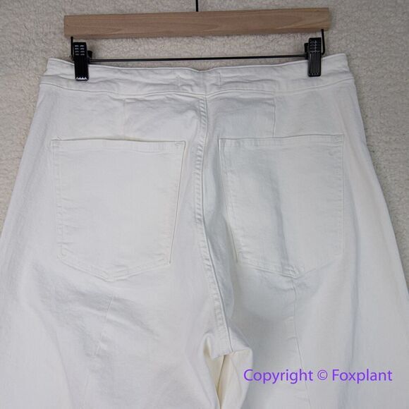 New! Madewell The Curvy‎ Emmett Wide-Leg Jean in Tile White , size 31 - Picture 10 of 15